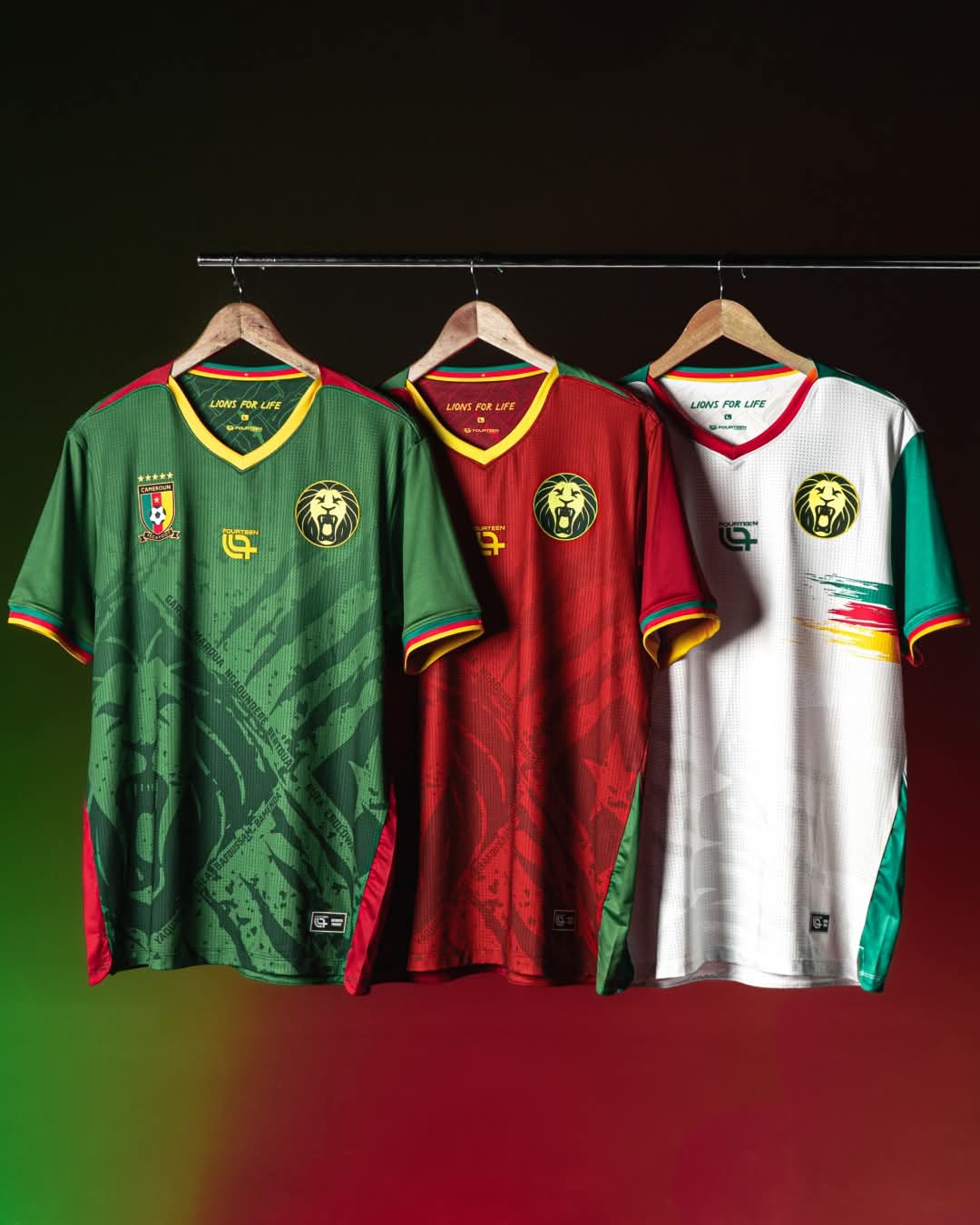 Nouveau Maillot des Lions Indomptables